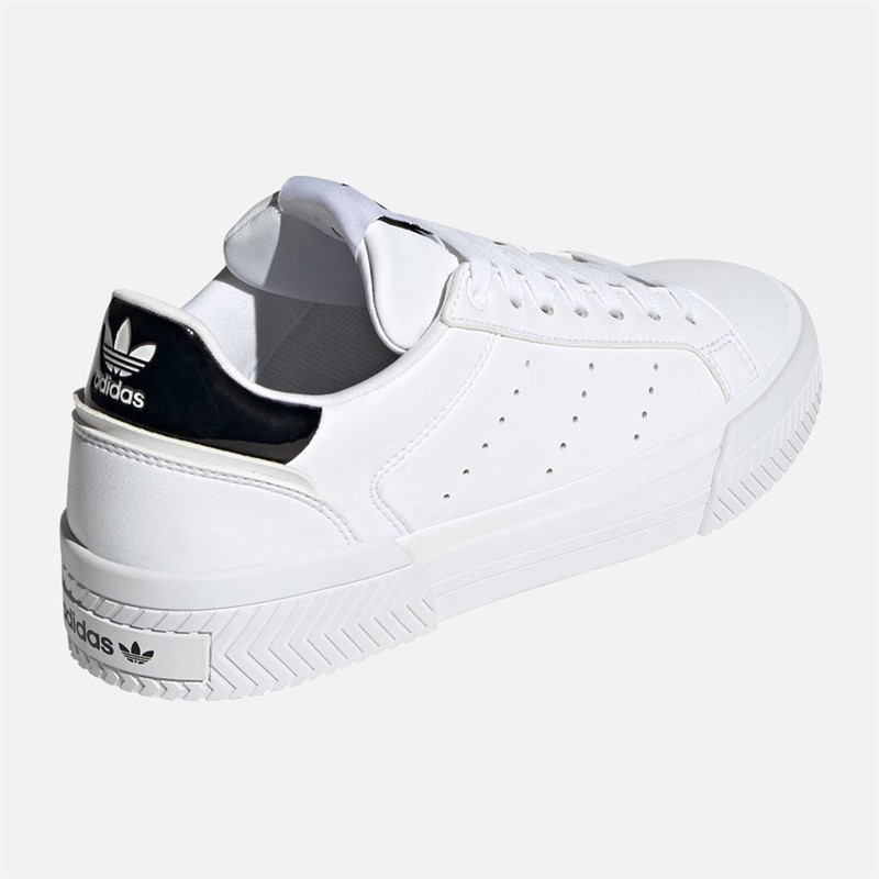 adidas Originals Womens Court Tourino Trainers Cloud White/Cloud White/Core Black