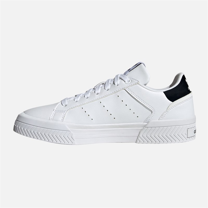 adidas Originals Womens Court Tourino Trainers Cloud White/Cloud White/Core Black