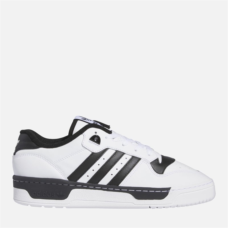 adidas Originals Mens Rivalry Low Trainers Cloud White/Black/White