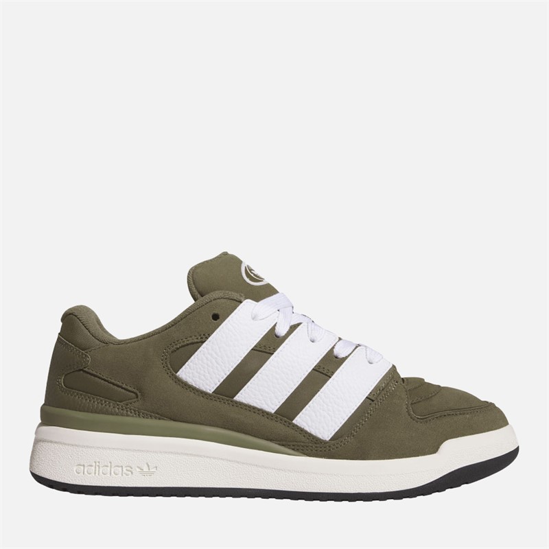 adidas Originals Mens Forum2000 Trainers Olive Strata/Cloud White/Cloud White
