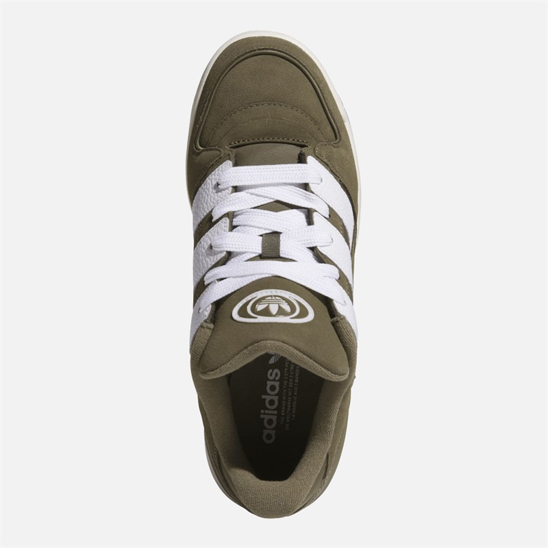 adidas Originals Mens Forum2000 Trainers Olive Strata/Cloud White/Cloud White
