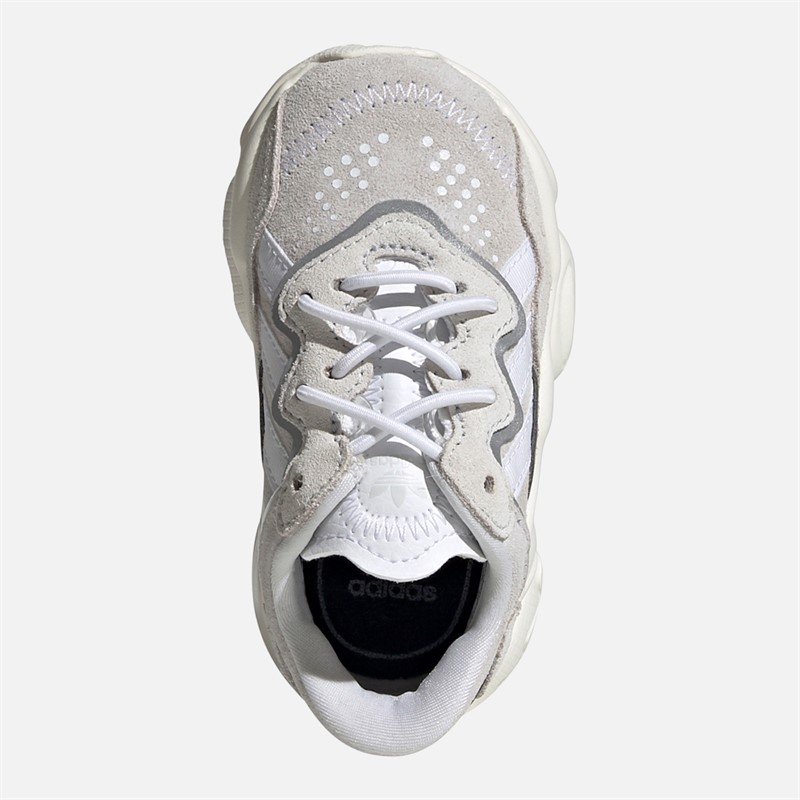 adidas Originals Infant Ozweego Trainers Crystal White/Cloud White/Off White