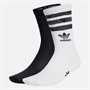 adidas Originals Camo Two Pack Crew Socks Black/Multicolor/White