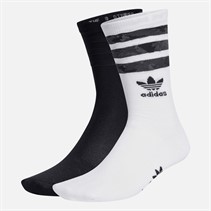 adidas Originals Camo Two Pack Crew Socks Black/Multicolor/White