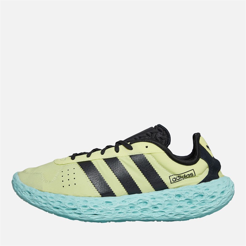 adidas Originals Mens Zponge Trainers Ice Yellow/Core Black/Focus Blue Ice Yellow / Core Black / Focus Blue