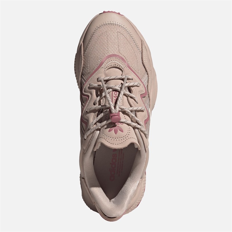 adidas Originals Womens Ozweego Trainers Wonder Taupe/Pink Strata/Wonder Taupe