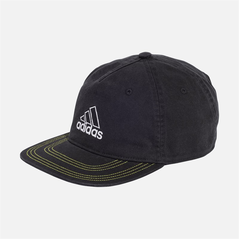 adidas Originals Flat-Brim Cap Black/Semi Solar Yellow