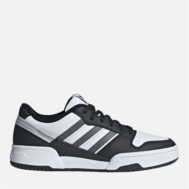 adidas Originals Mens Team Court 2.0 STR Trainers Core Black/Grey Five/Cloud White