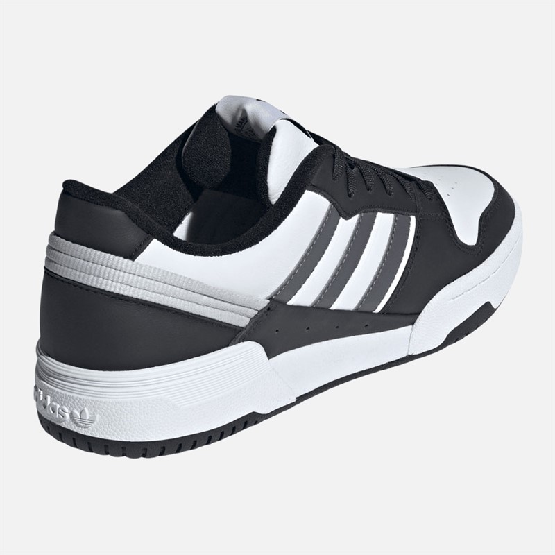 adidas Originals Mens Team Court 2.0 STR Trainers Core Black/Grey Five/Cloud White