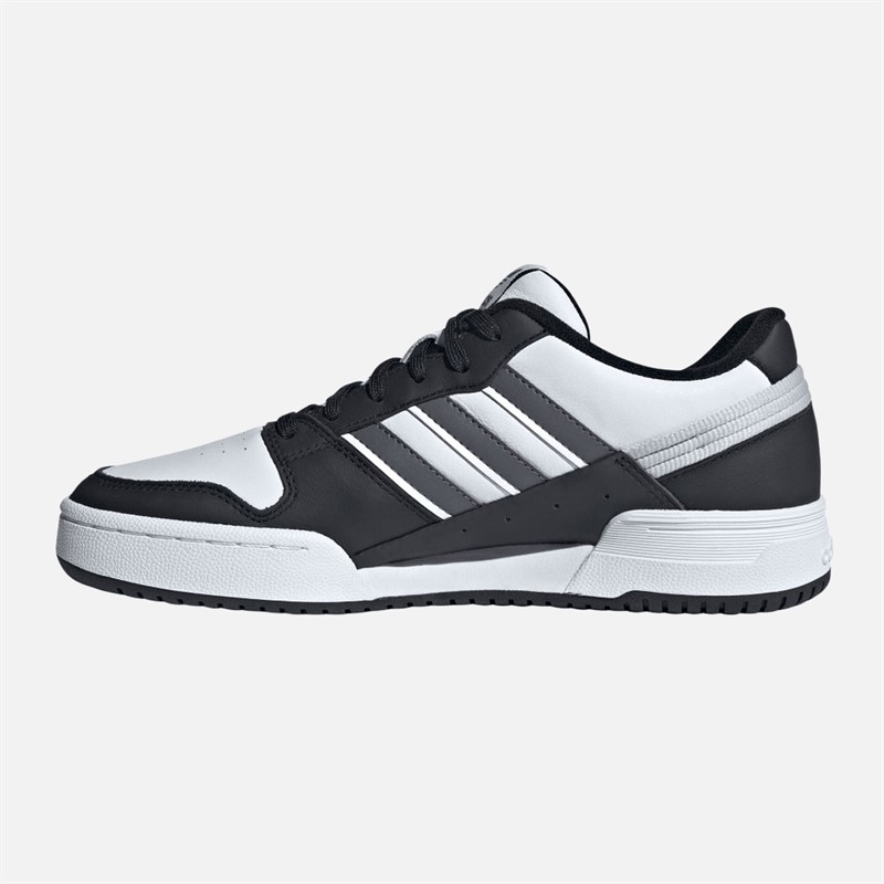 adidas Originals Mens Team Court 2.0 STR Trainers Core Black/Grey Five/Cloud White