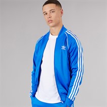 adidas Originals Mens Adicolour Classics Superstar Track Top Bluebird/White