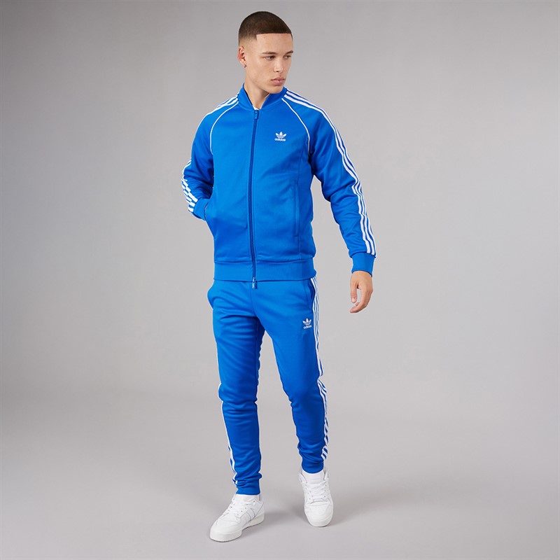 adidas Originals Mens Adicolour Classics Superstar Track Pants Bluebird/White