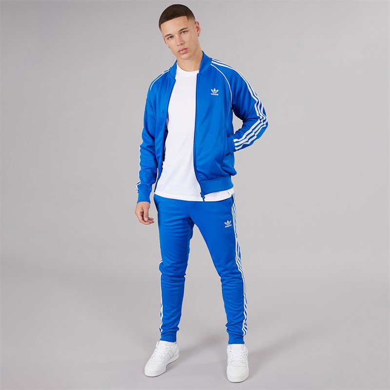 adidas Originals Mens Adicolour Classics Superstar Track Pants Bluebird/White