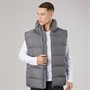 adidas Originals Mens Oversized Puffer Vest Grey Four