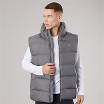 adidas Originals Mens Oversized Puffer Vest Grey Four