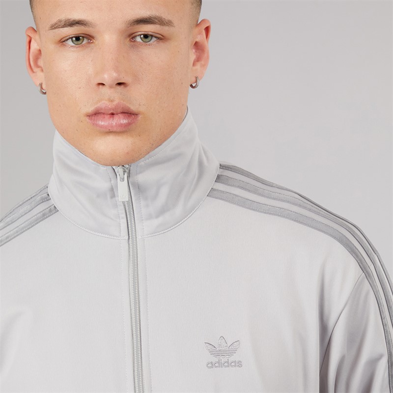 adidas Originals Mens Adicolour Firebird Track Top Grey Two