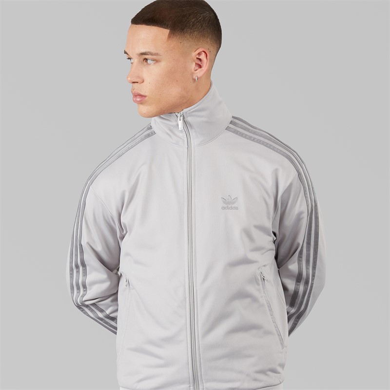 adidas Originals Mens Adicolour Firebird Track Top Grey Two