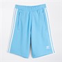 adidas Originals Mens 3-Stripes Adicolor Shorts Semi Blue Burst