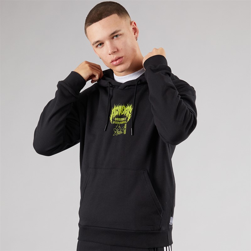 adidas Originals Mens Death Metal Hoodie Black
