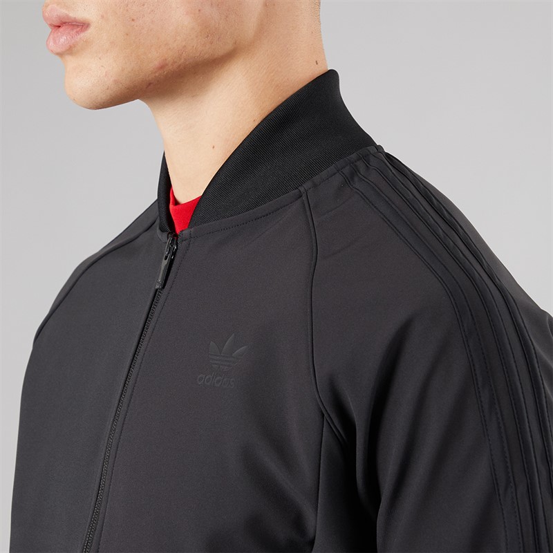 adidas Originals Mens Bonded Superstar Track Top Black