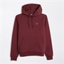 adidas Originals Mens Trefoil Essentials Hoodie Shadow Red