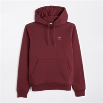adidas Originals Mens Trefoil Essentials Hoodie Shadow Red
