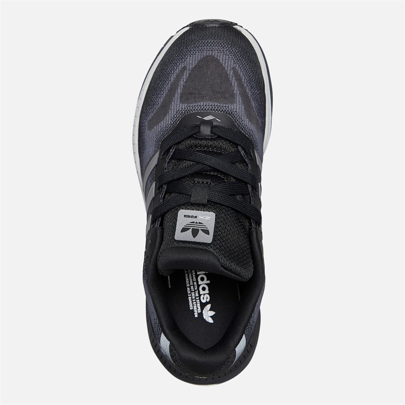 adidas Originals Junior Boys ZX RS Trainers Core Black/Silver Metallic/Carbon