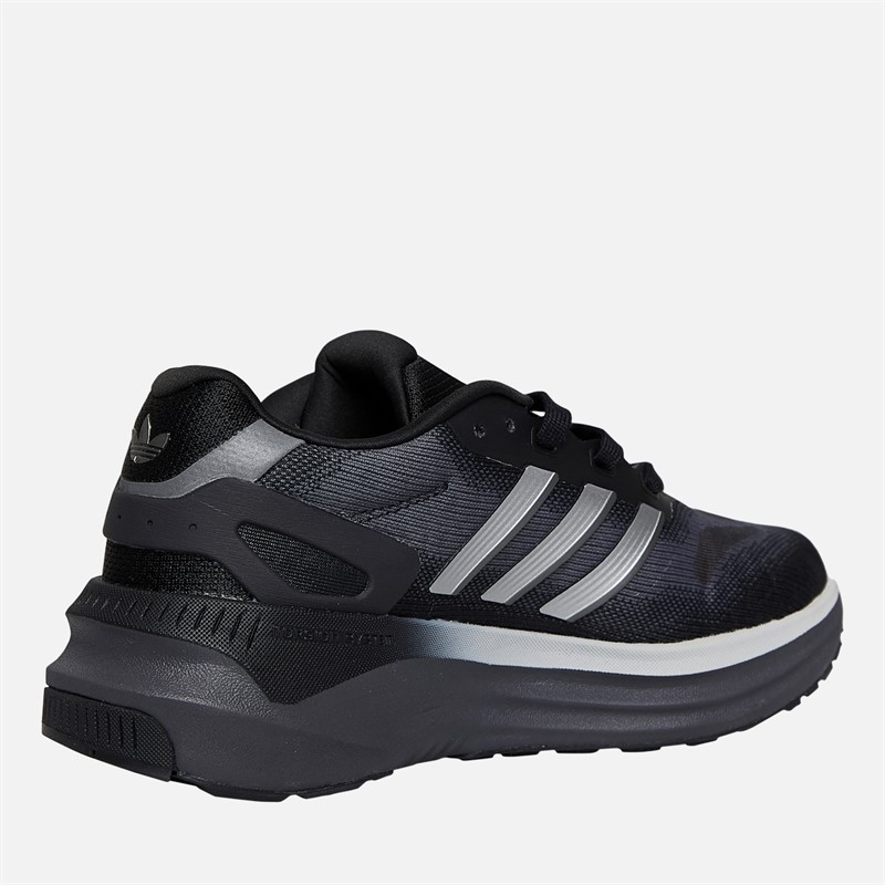 adidas Originals Junior Boys ZX RS Trainers Core Black/Silver Metallic/Carbon