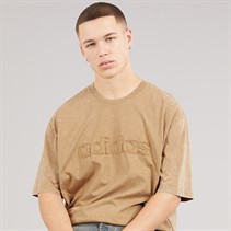 adidas Originals Mens Washed T-Shirt Cardboard