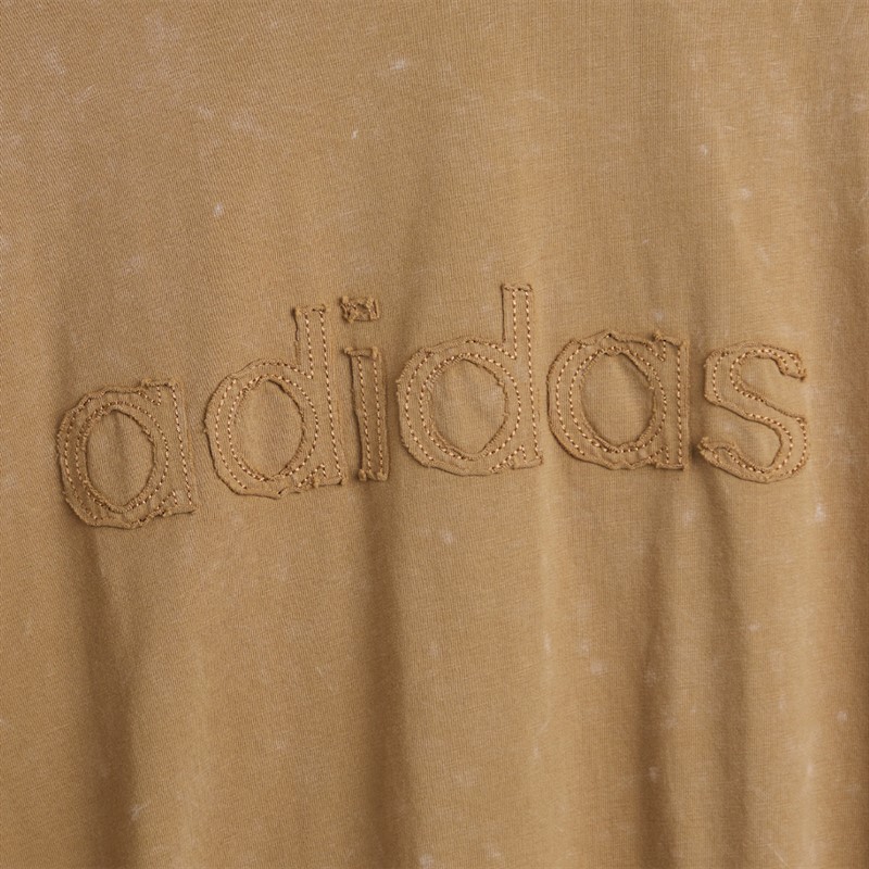 adidas Originals Mens Washed T-Shirt Cardboard