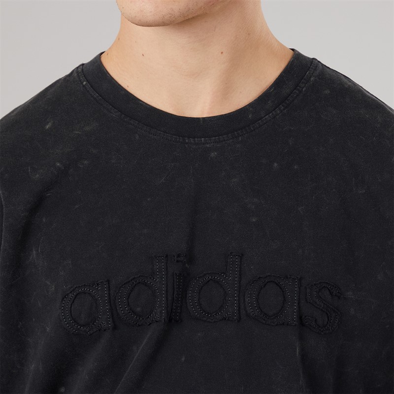 adidas Originals Mens Washed T-Shirt Black