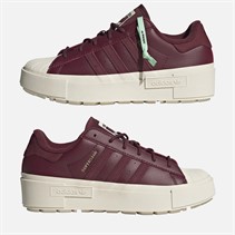 adidas Originals Womens Superstar Bonega X Trainers Shadow Red/Shadow Red/Pulse Mint