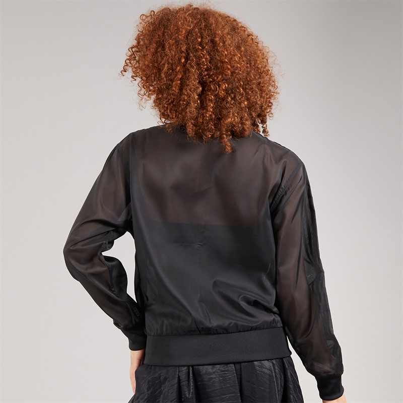 adidas Originals Womens Adicolour Sheer Track Jacket Black