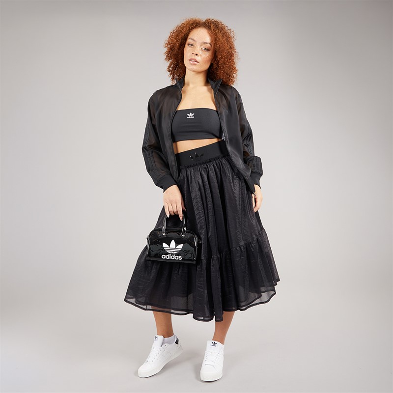 adidas Originals Womens Adicolour Sheer Track Jacket Black