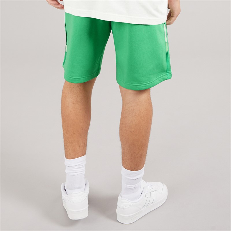 adidas Originals Mens Graphics Camo 3-Stripes Sweat Shorts Semi Screaming Green