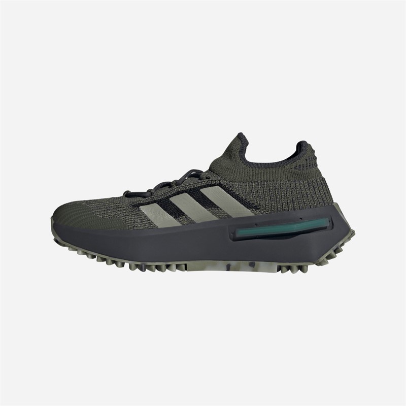 adidas Originals Mens NMD_S1 Trainers Focus Olive/Silver Pebble/Carbon