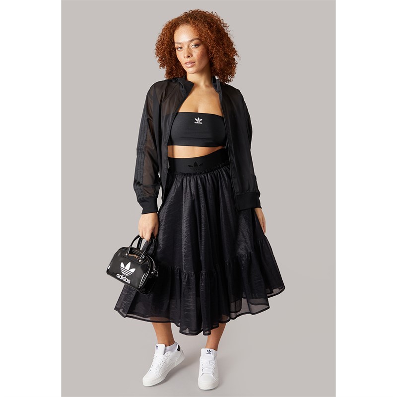 adidas Originals Womens 3-Stripes Tube Top Black