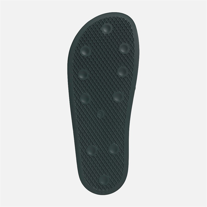 adidas Originals Mens Adilette Sliders Cream White/Mineral Green/Warm Sandstone