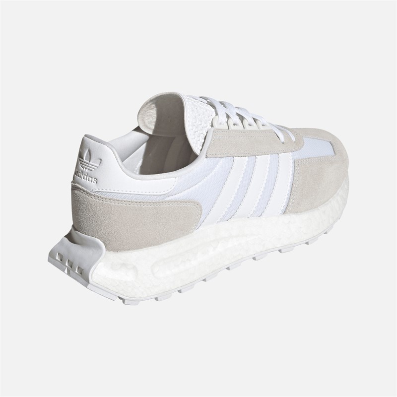 adidas Originals Mens Retropy E5 Trainers Cloud White/Crystal White/Core White