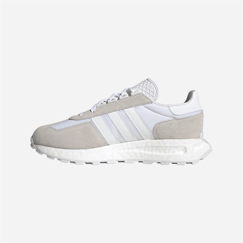 adidas Originals Mens Retropy E5 Trainers Cloud White/Crystal White/Core White