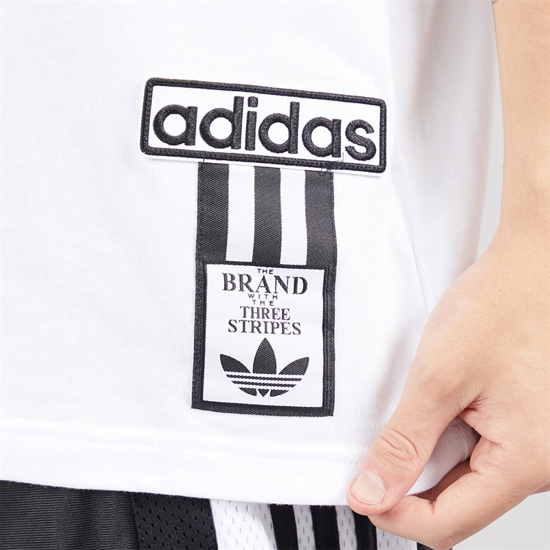 adidas Originals Mens Adibreak T-Shirt White