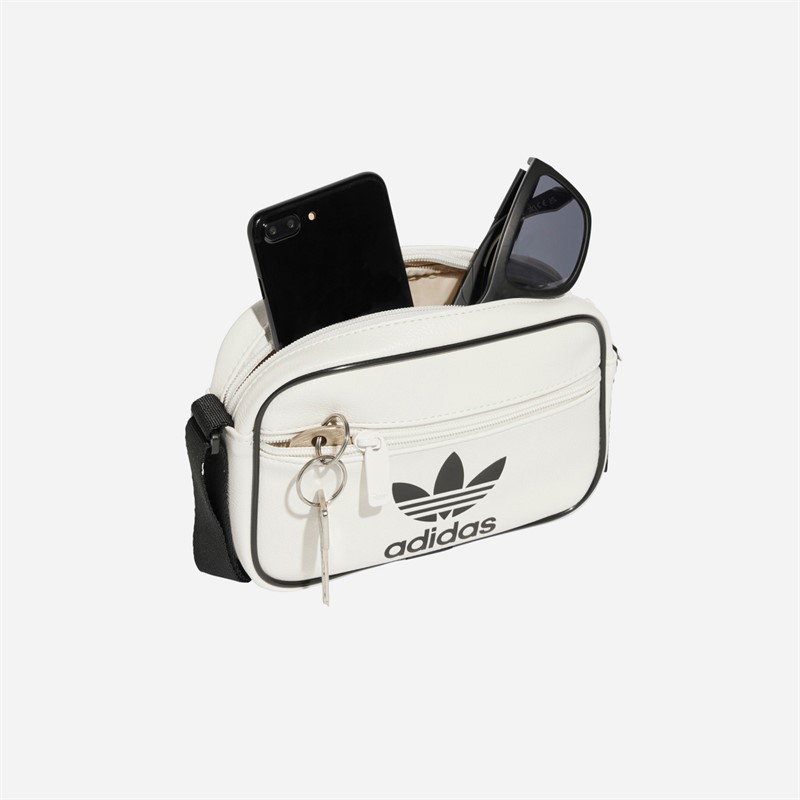 adidas Originals Mens Adicolor Classic Mini Airliner Bag Cloud White