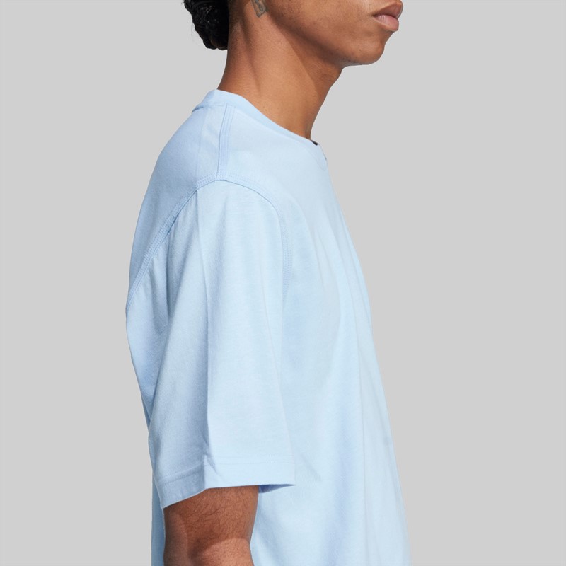 adidas Originals Herren Trefoil Essentials T Shirt Clear Sky