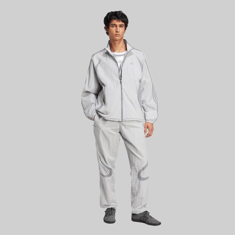 adidas Originals Mens Adicolor 2000s Woven Track Pants Grey Two/Grey Heather