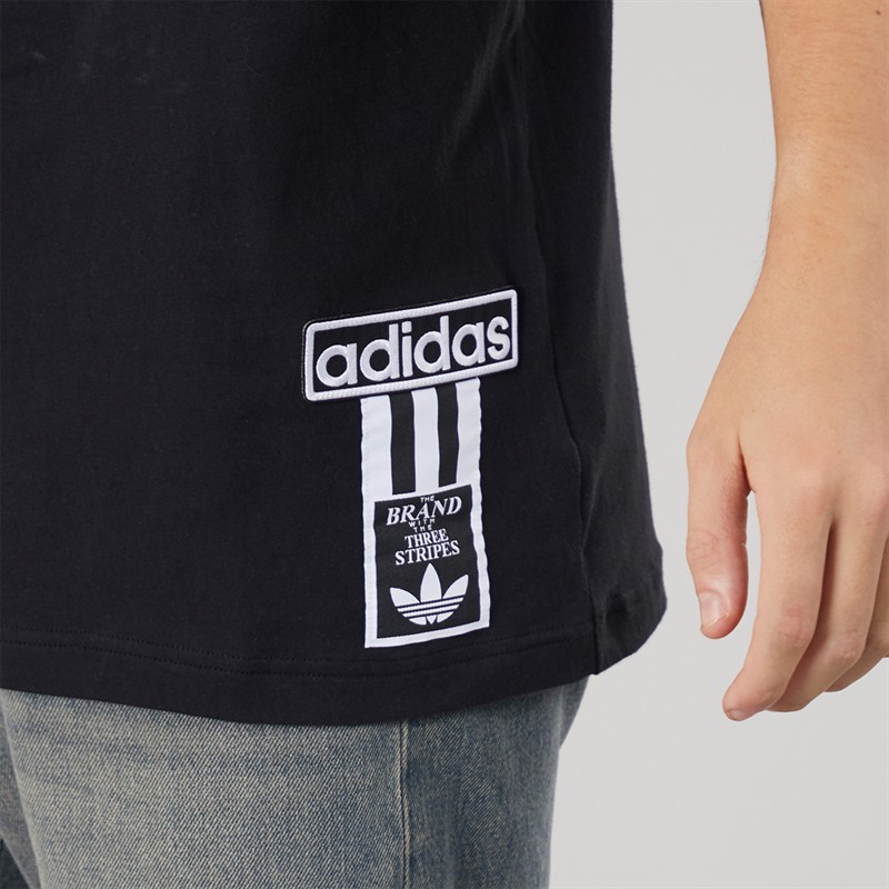adidas Originals Mens Adibreak T-Shirt Black