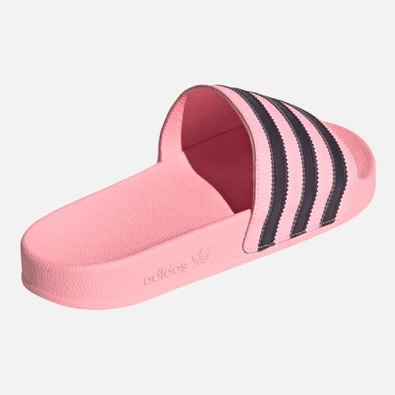 adidas Originals Mens Adilette Sliders Glow Pink/Aurora Black/Glow Pink