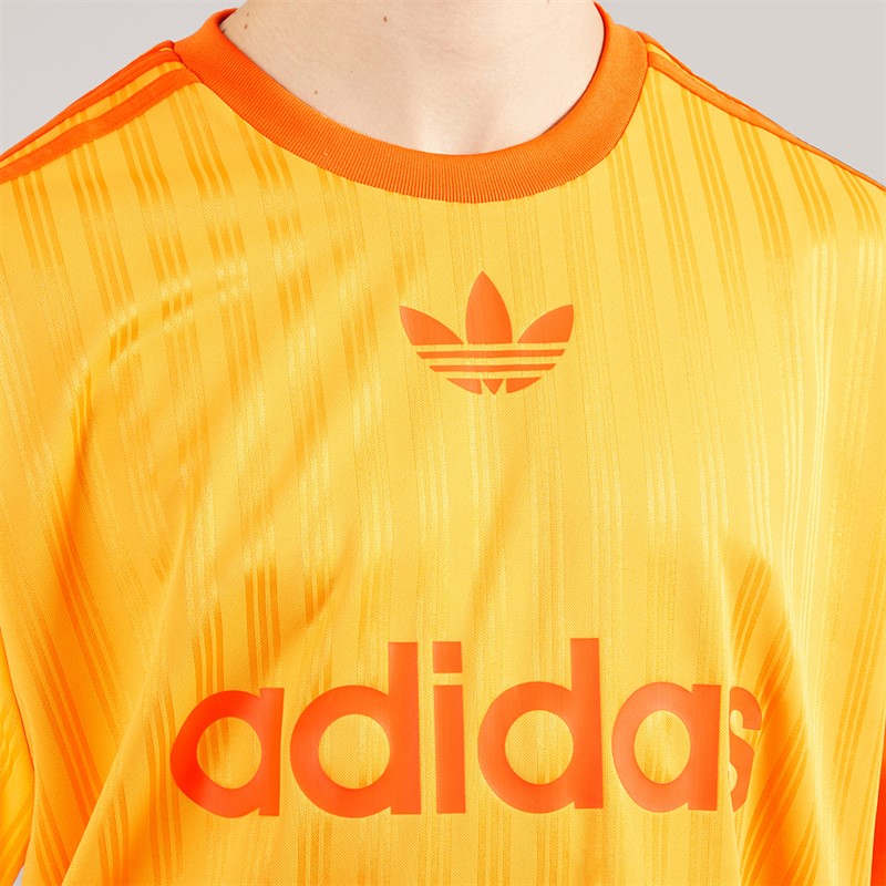 adidas Originals Mens Aditcolor Poly T-Shirt Real Gold