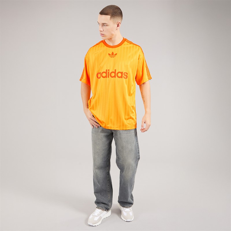 adidas Originals Mens Aditcolor Poly T-Shirt Real Gold