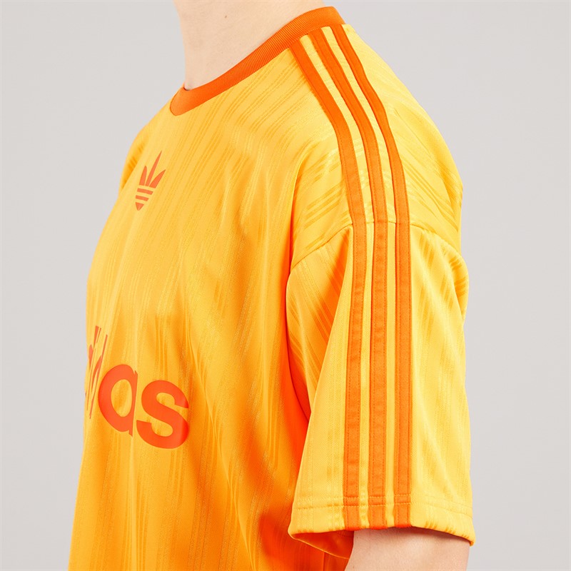 adidas Originals Mens Aditcolor Poly T-Shirt Real Gold