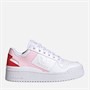 adidas Originals Junior Girls Forum Bold Trainers Cloud White/Cloud White/Clear Pink